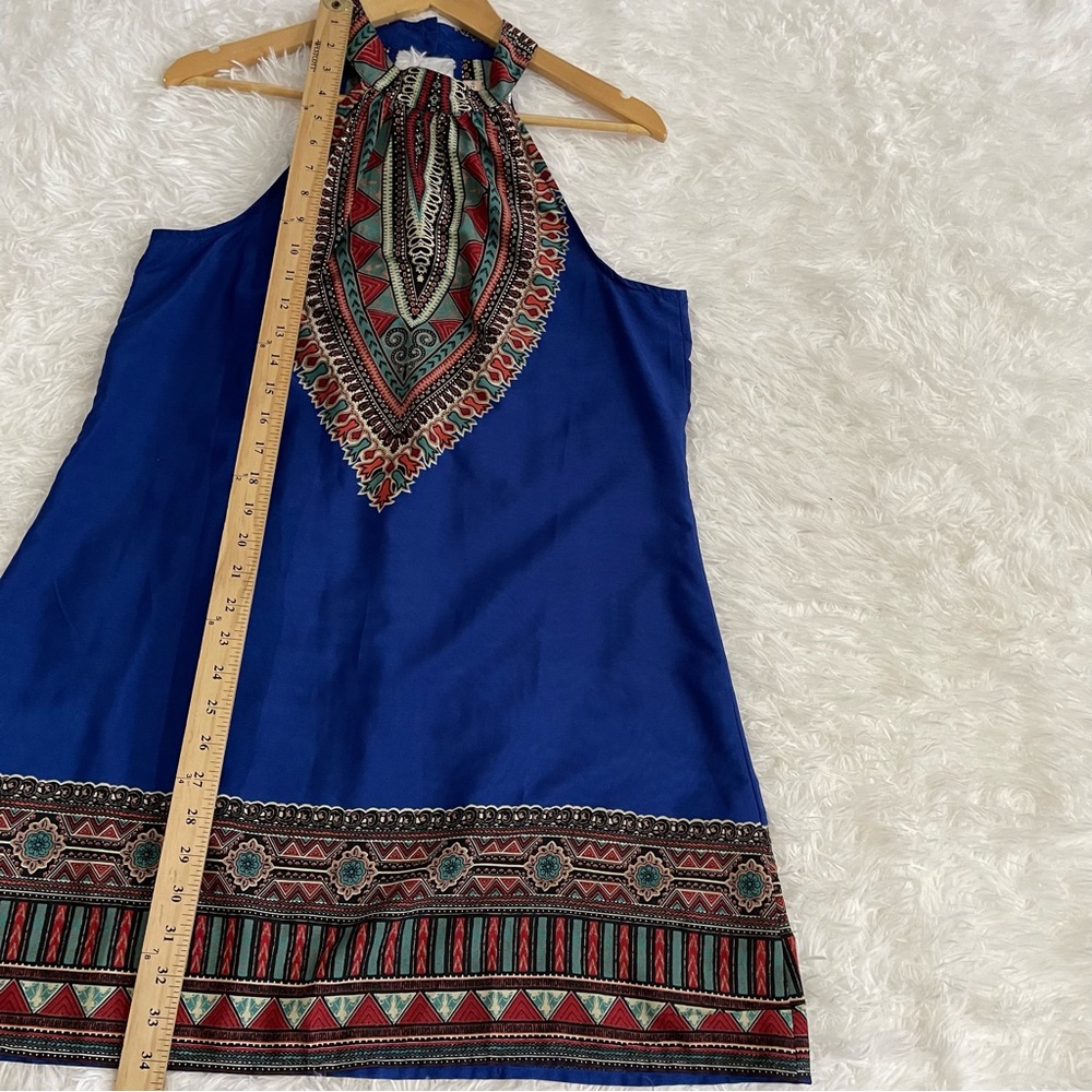 Band Of Gypsies Boho Halter Mini Dress Woman’s Large Lightweight - Picture 6 of 6